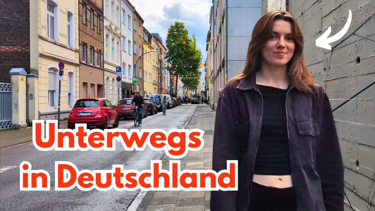 Learn German Naturally: Visiting My Friend’s Art Exhibition in Germany | Easy Vlog