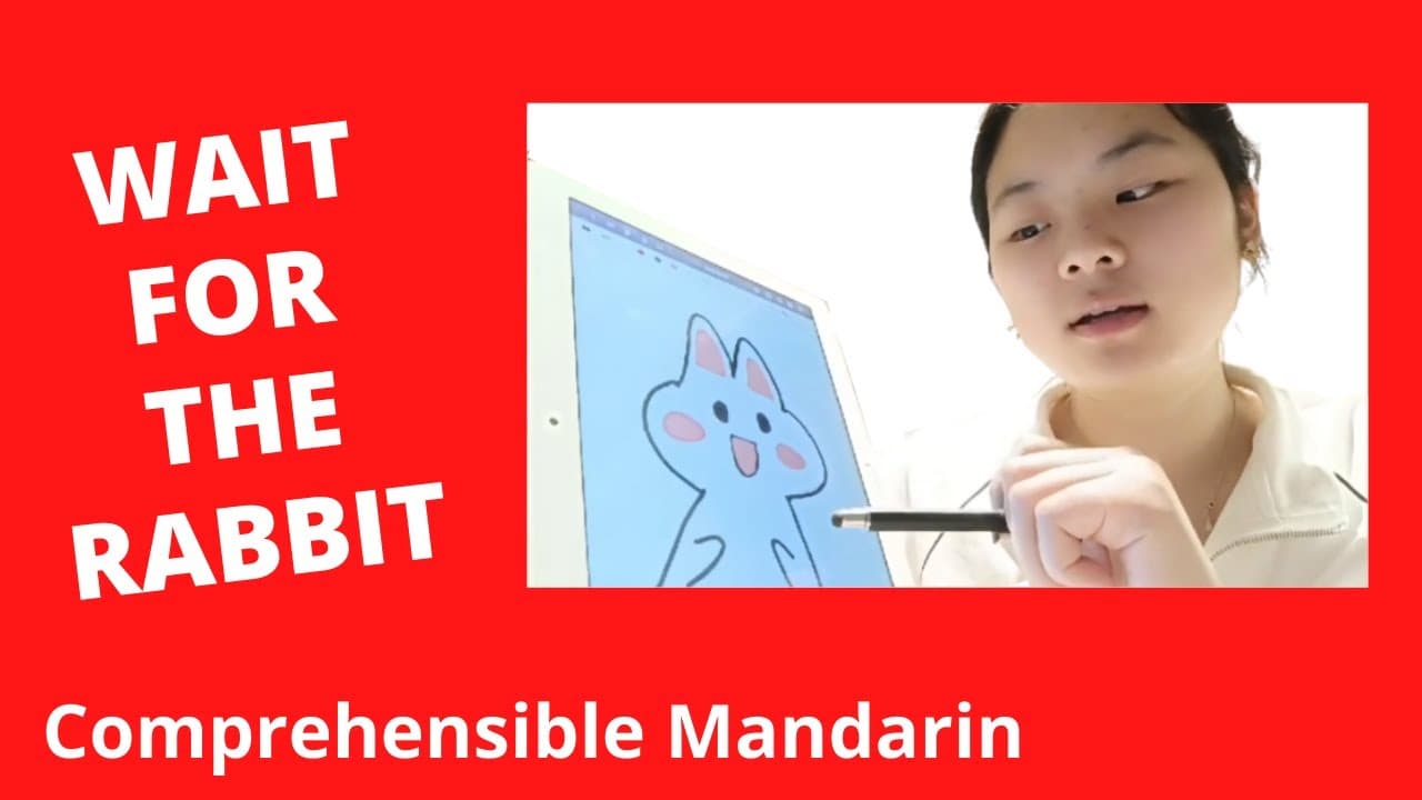 Wait For The Rabbit - Beginner Chinese Story - Chinese Comprehensible Input