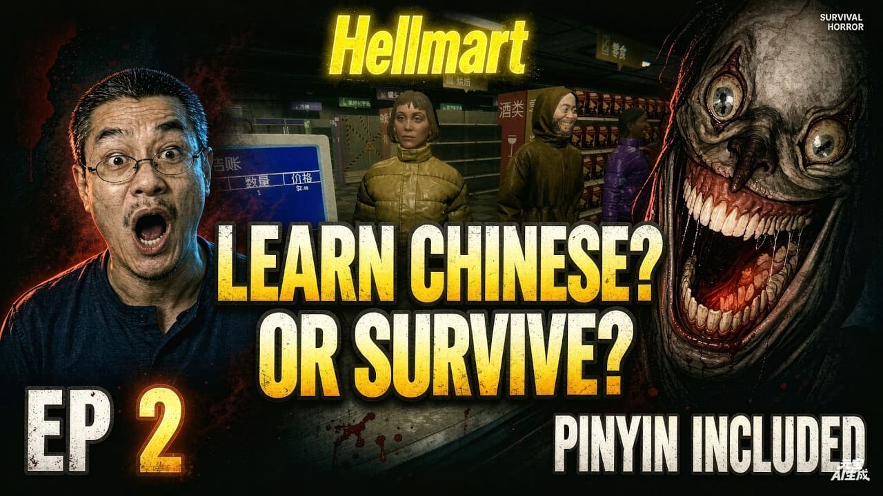 Hellmart 地狱超市 | EP. 2 | Learn Chinese Through Horror Gaming