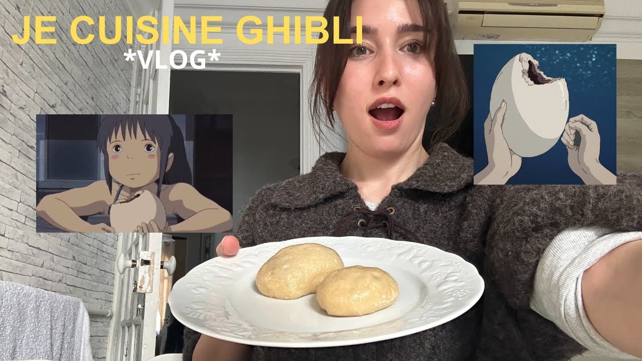 j'essaye de faire un dessert ghibli 🥧 (j’ai cru que ça allait être facile)