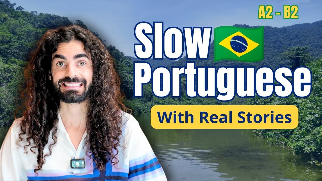 I feared for my life! | 🇧🇷 Portuguese Comprehensible input | ENG SUBS