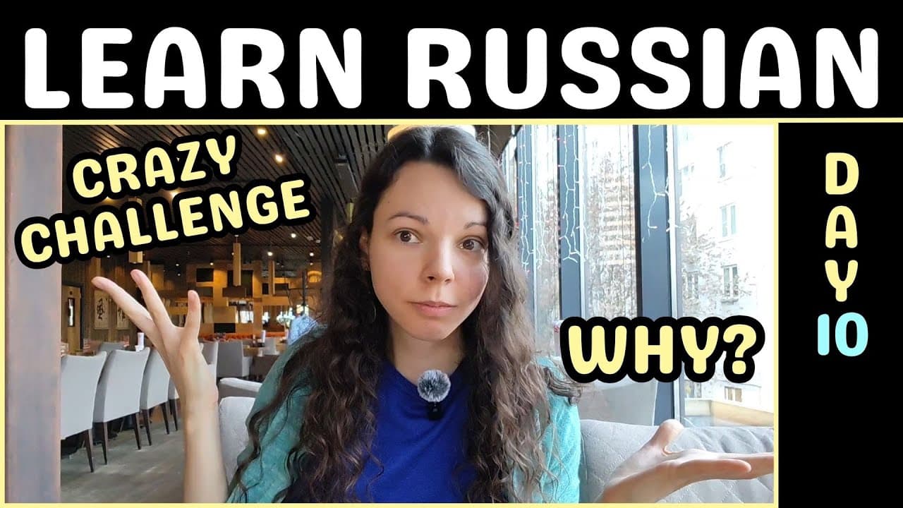 Learn Russian Naturally | Real Conversation About Challenges A1–A2+ | 50-Day Challenge Day 10