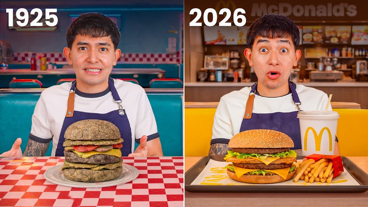 400 AÑOS DE HAMBURGUESA EN UN VIDEO