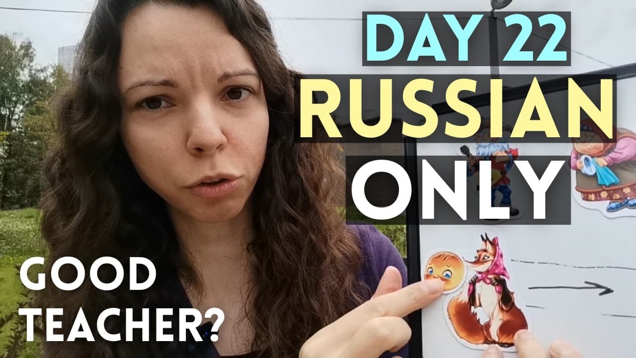 Learn Russian with Fairy Tale Kolobok | Beginner Comprehensible Input | CI Challenge Day 22