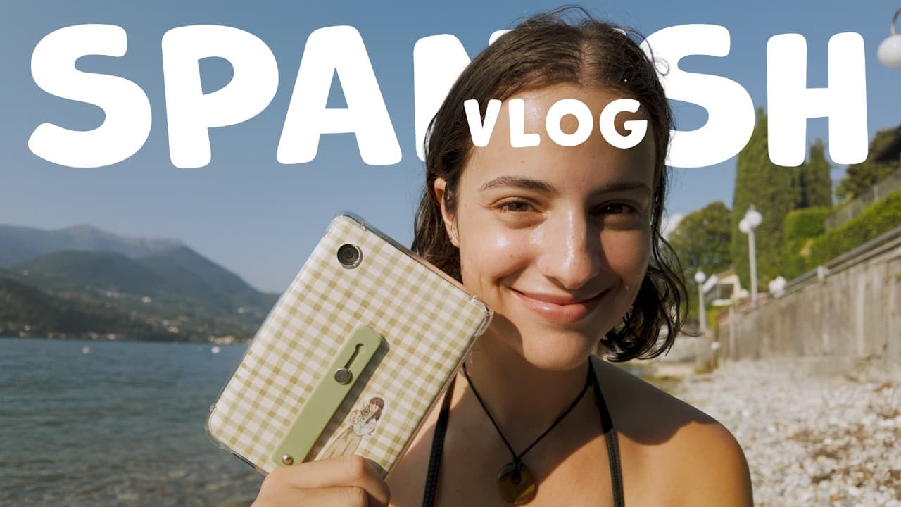 A Slow Summer Vlog for LEARNING SPANISH | Comprehensible Input ☀️