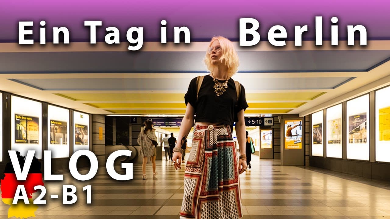 Watch this VLOG to learn German naturally / Comprehensible Input with sub / Real Listening Practice