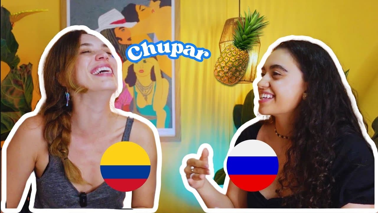 RUSA 🇷🇺 descubre expresiones COLOMBIANAS 🇨🇴: Desafío de español coloquial