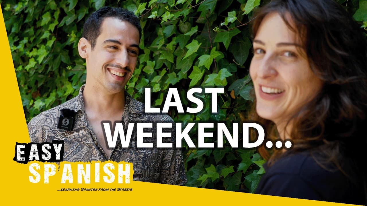 Slow Spanish Conversation to Practise Past Tenses | Super Easy Spanish 128