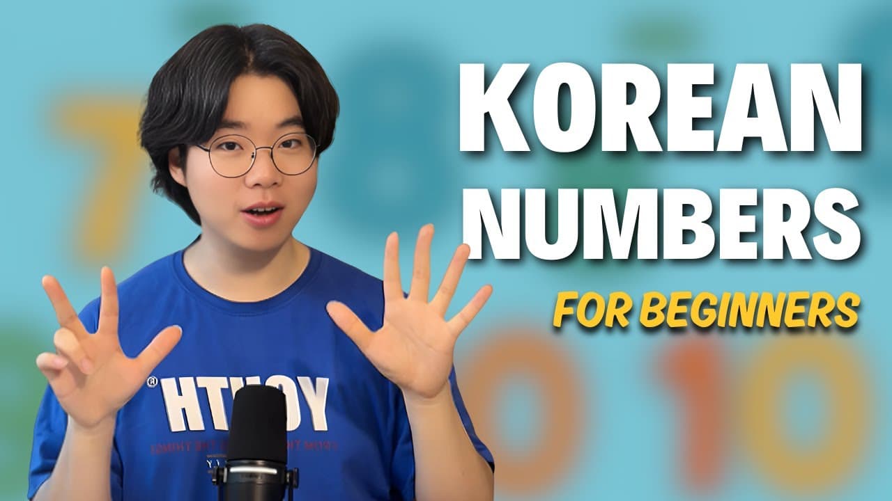 How to Say Numbers in KOREAN (1-12) | Learn Korean Like a Baby (A0 #8) | Comprehensible Input