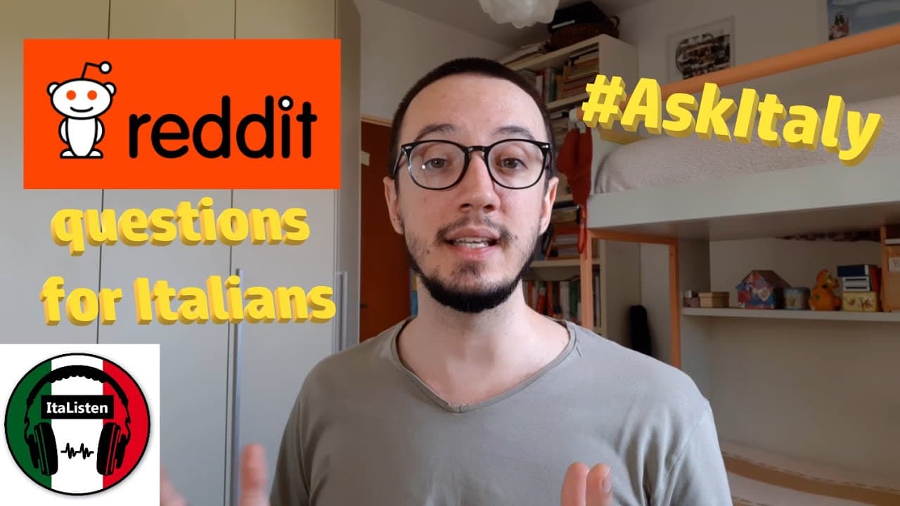 rispondo alle domande di Reddit per gli italiani (r/Italy) [ITA listening] - sub IT + EN