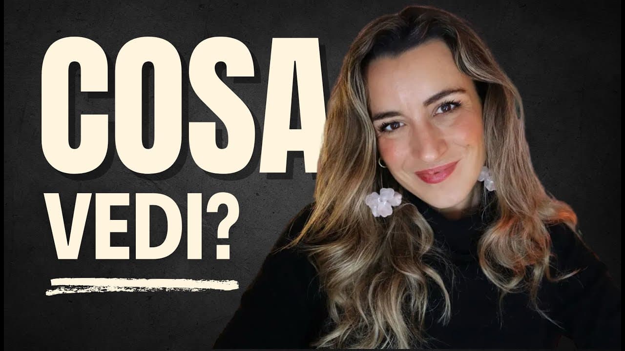 ITALIAN vocabulary (A2/B1):  What do you see?