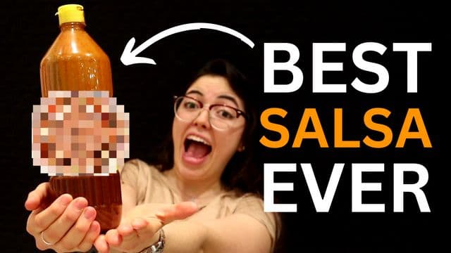 I could drink this salsa