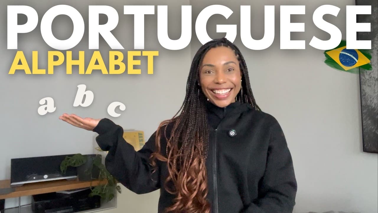 Brazilian Portuguese Alphabet Pronunciation for Beginners | Learn Brazilianese