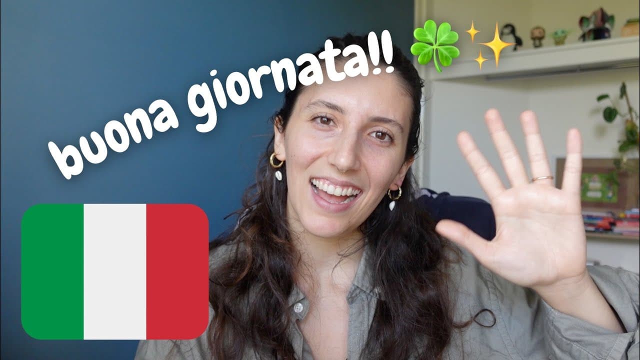How to use BUONGIORNO and BUONA GIORNATA #learningitalian #speakitalian #comprehensibleinput