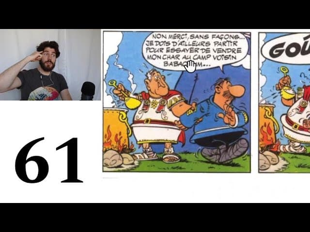 Learn French with ASTERIX #61