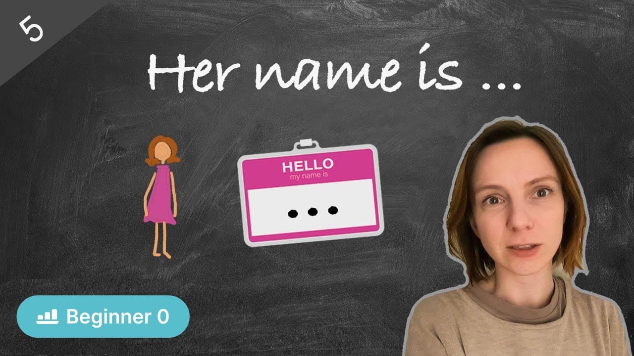 #6 Her name is ... (Zero Beginners - Comprehensible Russian Input - Abordagem natural russa)