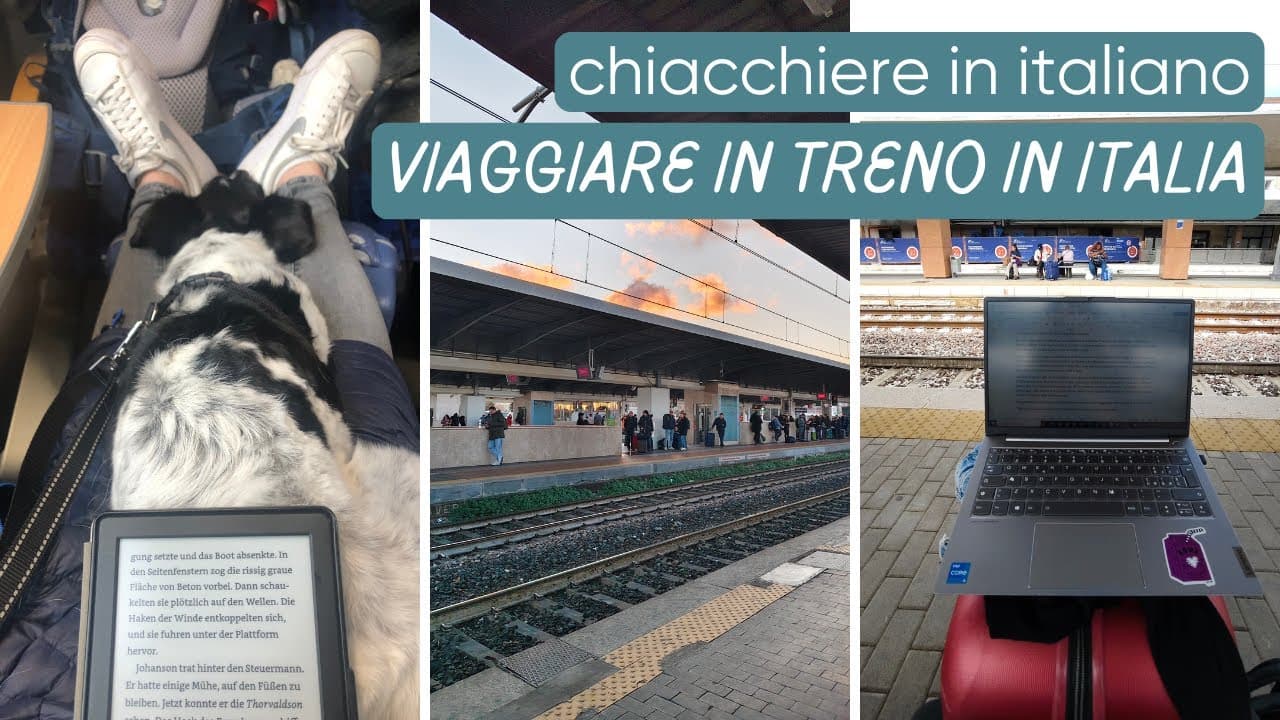 Il mio viaggio in treno in Italia: vocabolario e frasi utili (A2–B1) 🚆🇮🇹