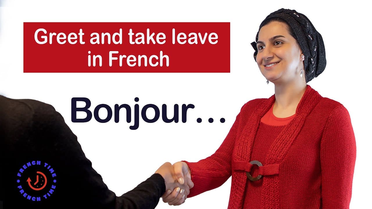 How to say "HELLO" and "BYE" in French?? (Basic French / Lesson 4)