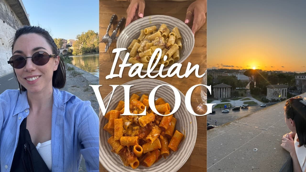 Italian vlog: alcuni giorni di vita quotidiana di fine estate a Roma (Subtitles)
