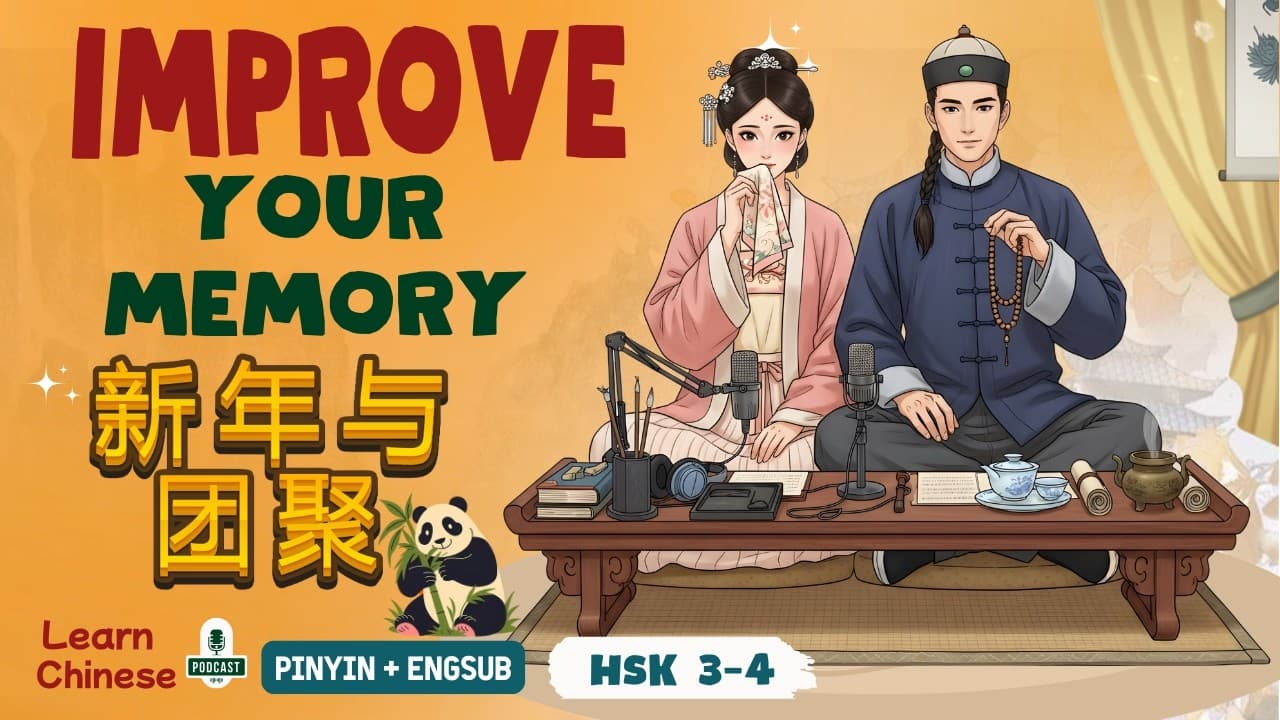 HSK 2-3 | Boost Your Brain: How to Improve Your Memory Naturally | Chinese Listening Practice