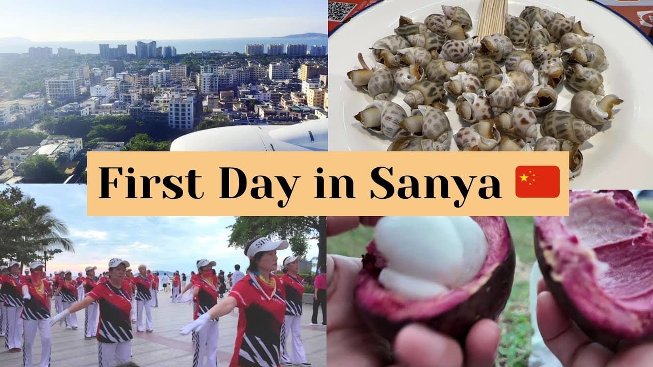 【pinyin&Eng Sub】First day in Sanya 在三亚的第一天｜Chinese Vlog｜Learn Chinese｜Daily Chinese｜Travel in China
