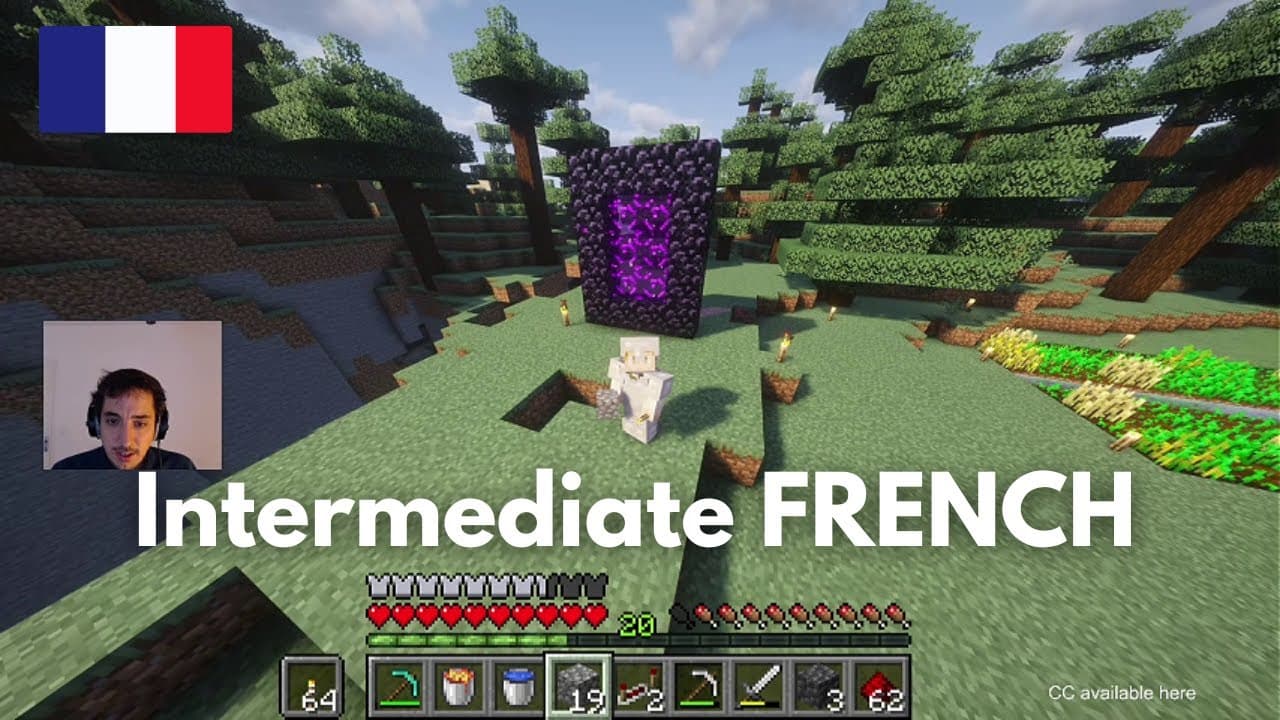 Learn French with Minecraft #6 - Intermediate French
