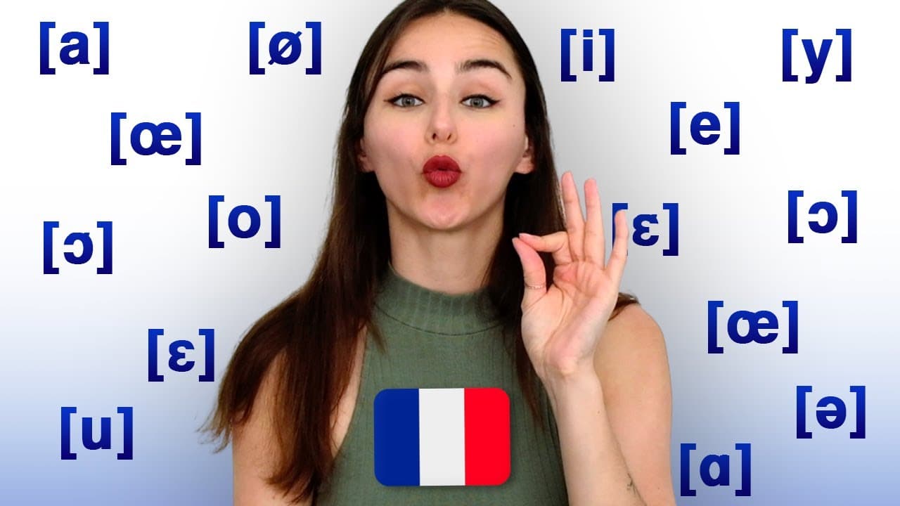 FRENCH PRONUNCIATION basics : the vowels