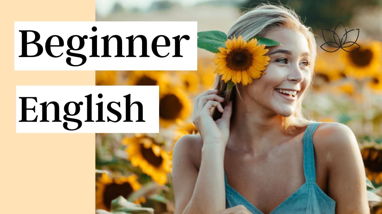 Girl & Flowers | Beginner English