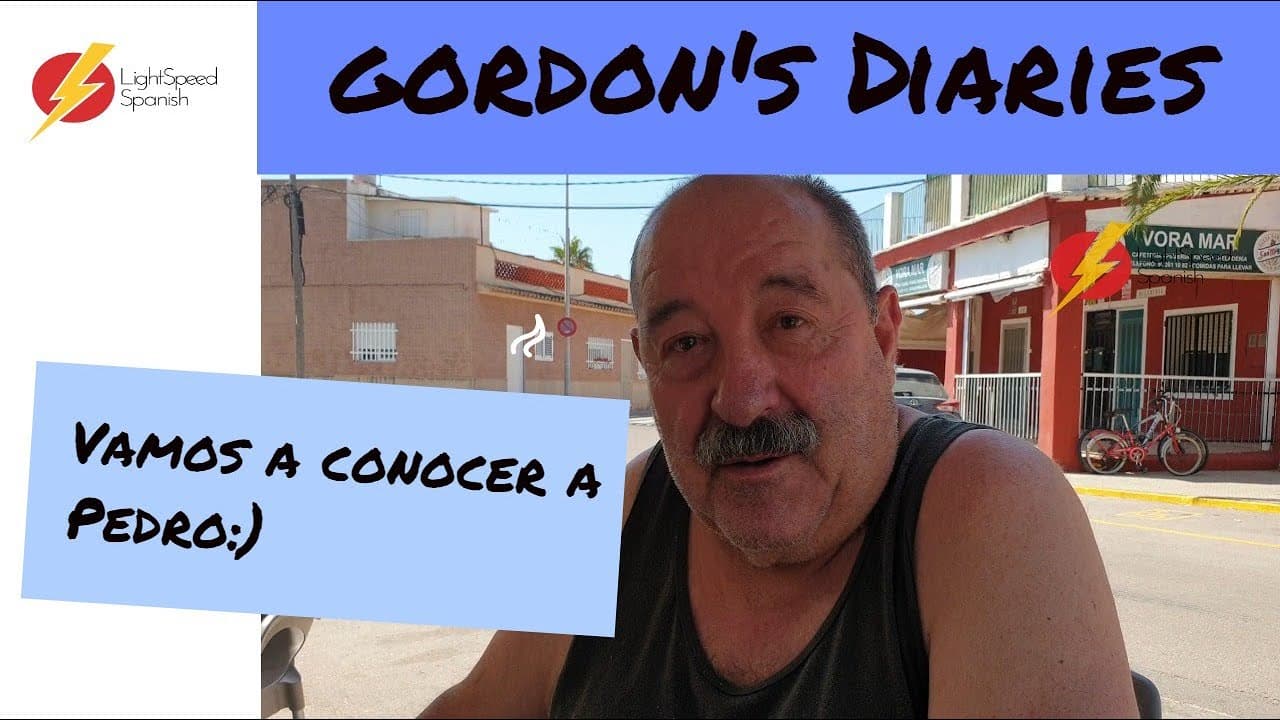Meet Pedro in Valencia Gordon's Diaries  LightSpeed Spanish