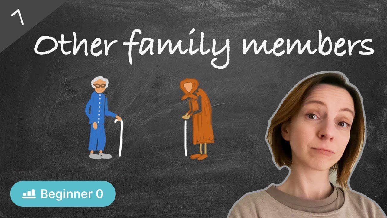 #7 Other members of my family (Zero Beginner - Comprehensible Russian Input - 俄語與自然的方法)