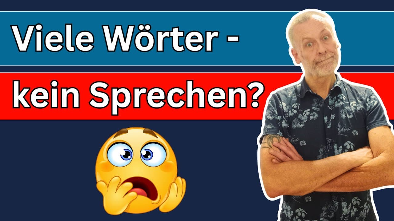 Warum du trotz vieler Vokabeln nicht gut sprechen kannst!  Strukturen = Effektives Sprechtraining!