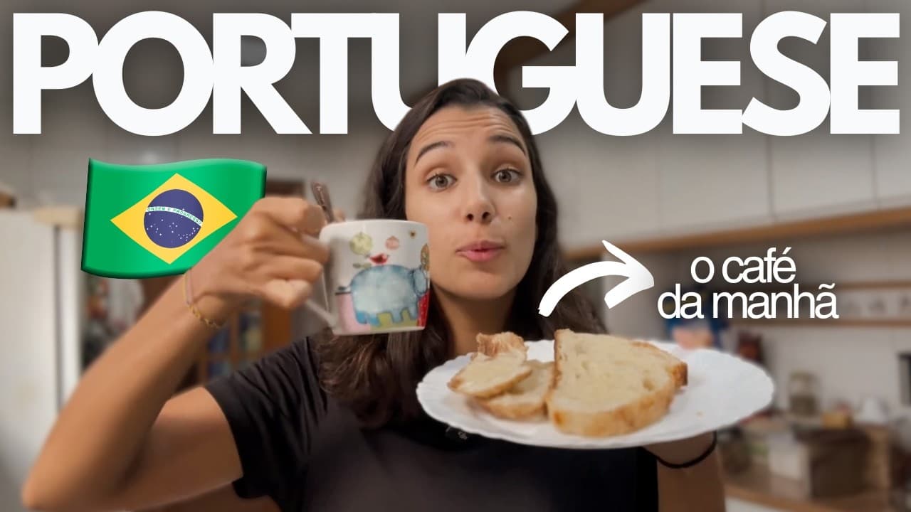 My Morning Routine in Portuguese 🇧🇷 Learn Brazilian Portuguese with Comprehensible Input