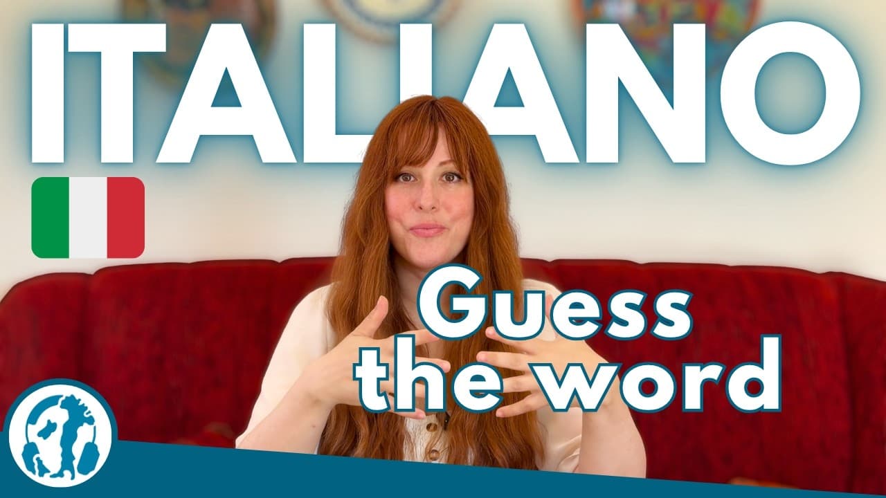 #52 | Guess the word | Italian Absolute Beginner (A0–A1) 🟢