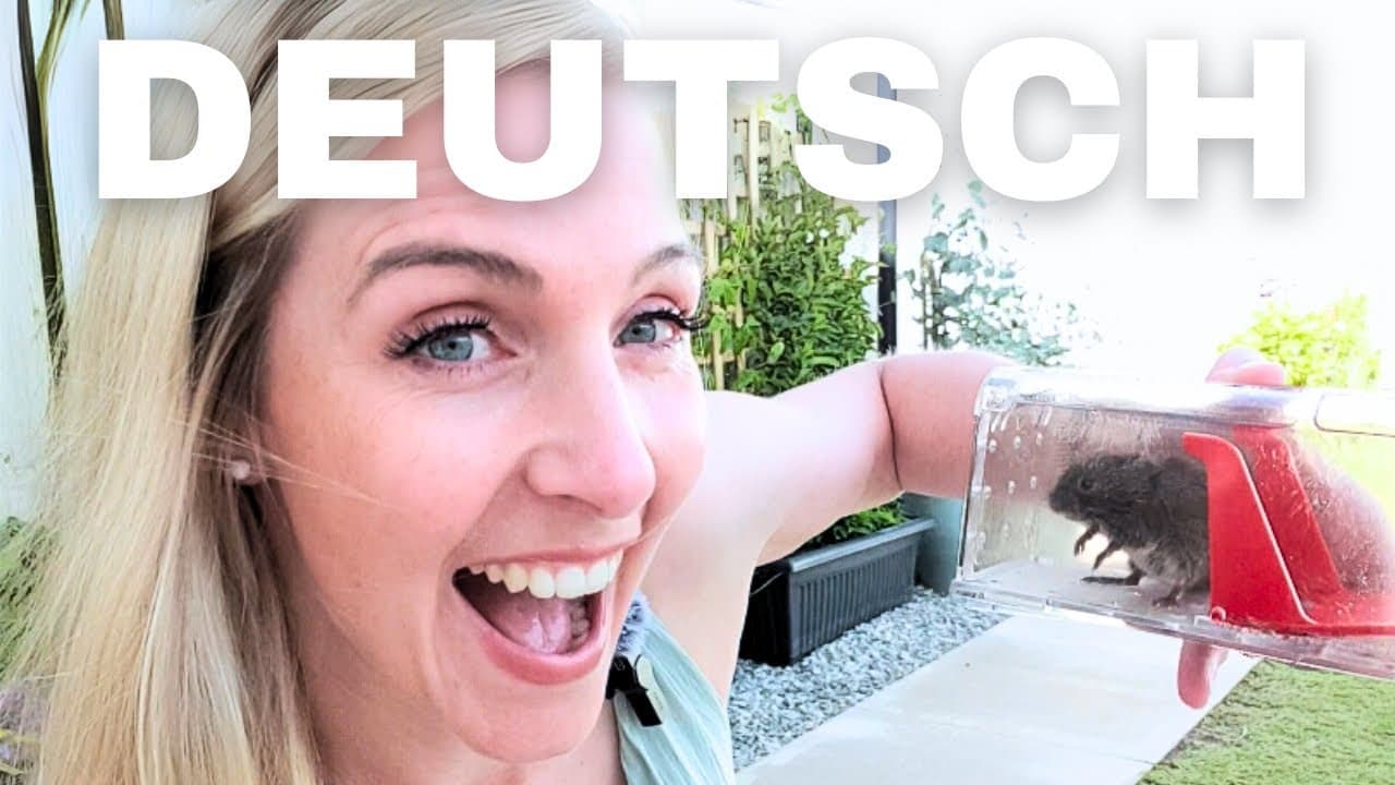 Learn German Naturally: Catch a Mouse & Learn German 🐭 | Comprehensible Input