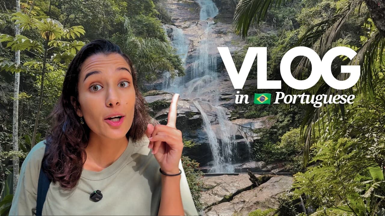 Portuguese Comprehensible Input 🇧🇷 Brazilian Portuguese Vlog in Rio de Janeiro