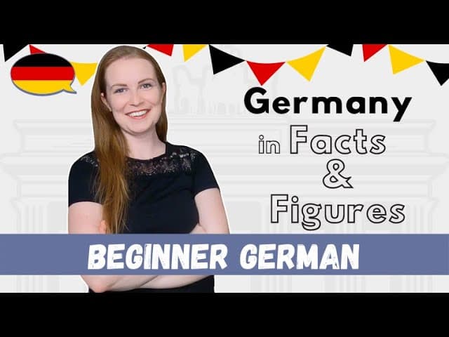 Germany In Facts & Figures│Pre-Beginner German