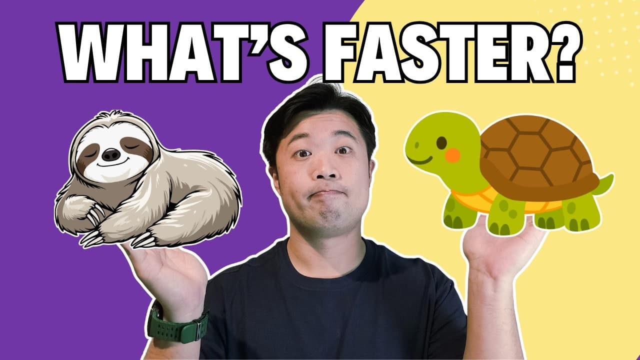 What's faster? | Korean Comprehensible Input for Absolute Beginner