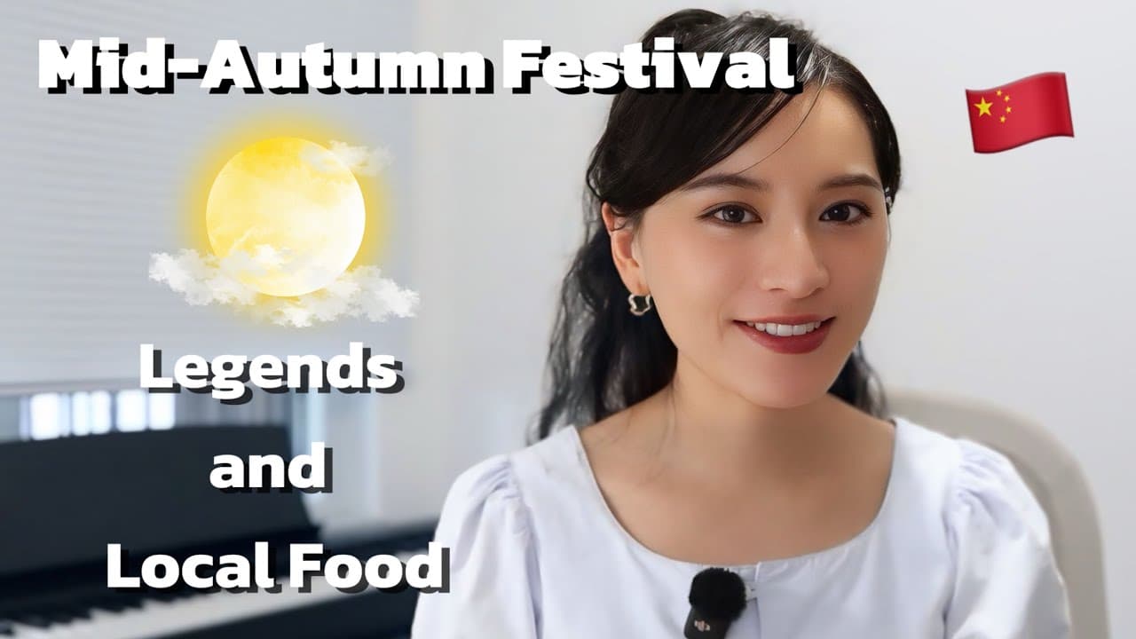 Chinese Moon Festival 🥮 Stories, Food & Culture | Slow Chinese Podcast | Eng & Pinyin sub