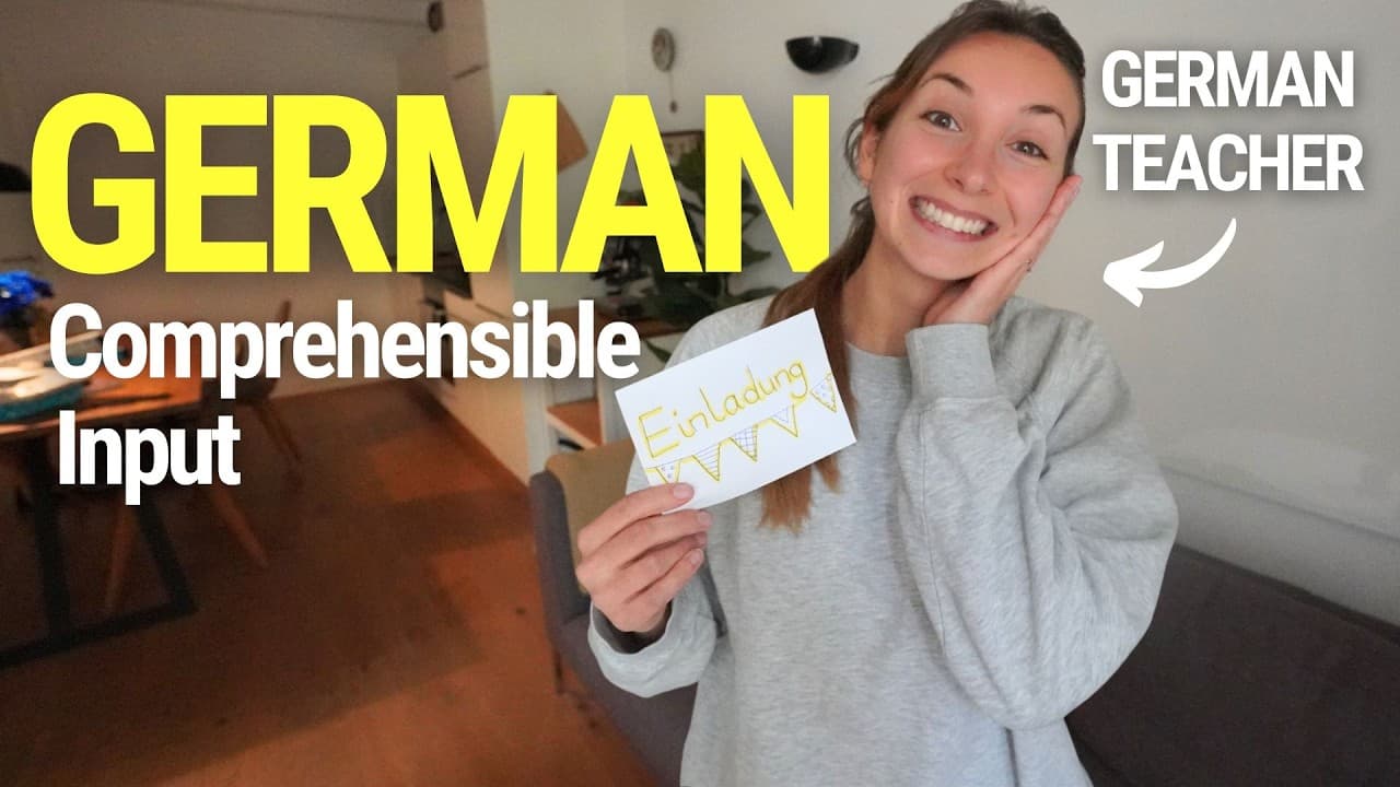 Easy German Learning Vlog for Beginners (Learn German with Comprehensible Input)