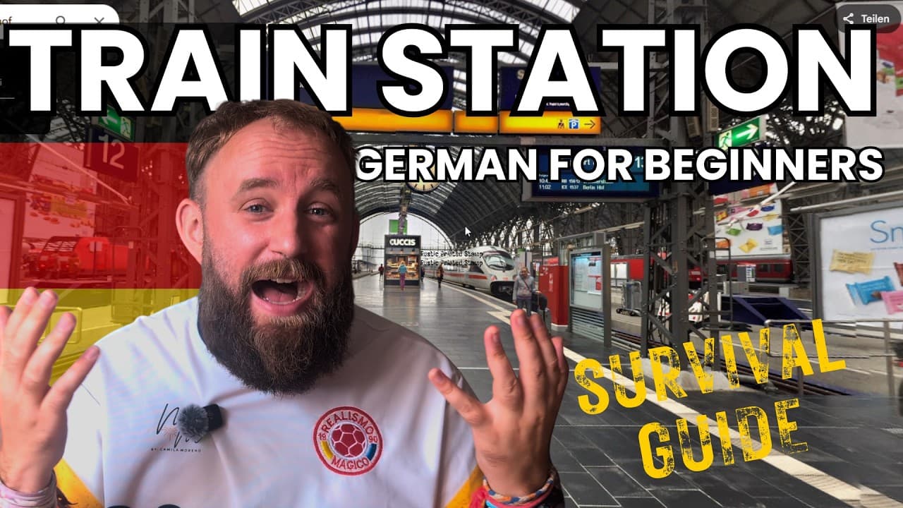Don't Get Lost! German Train Station Survival Guide | German for Beginners