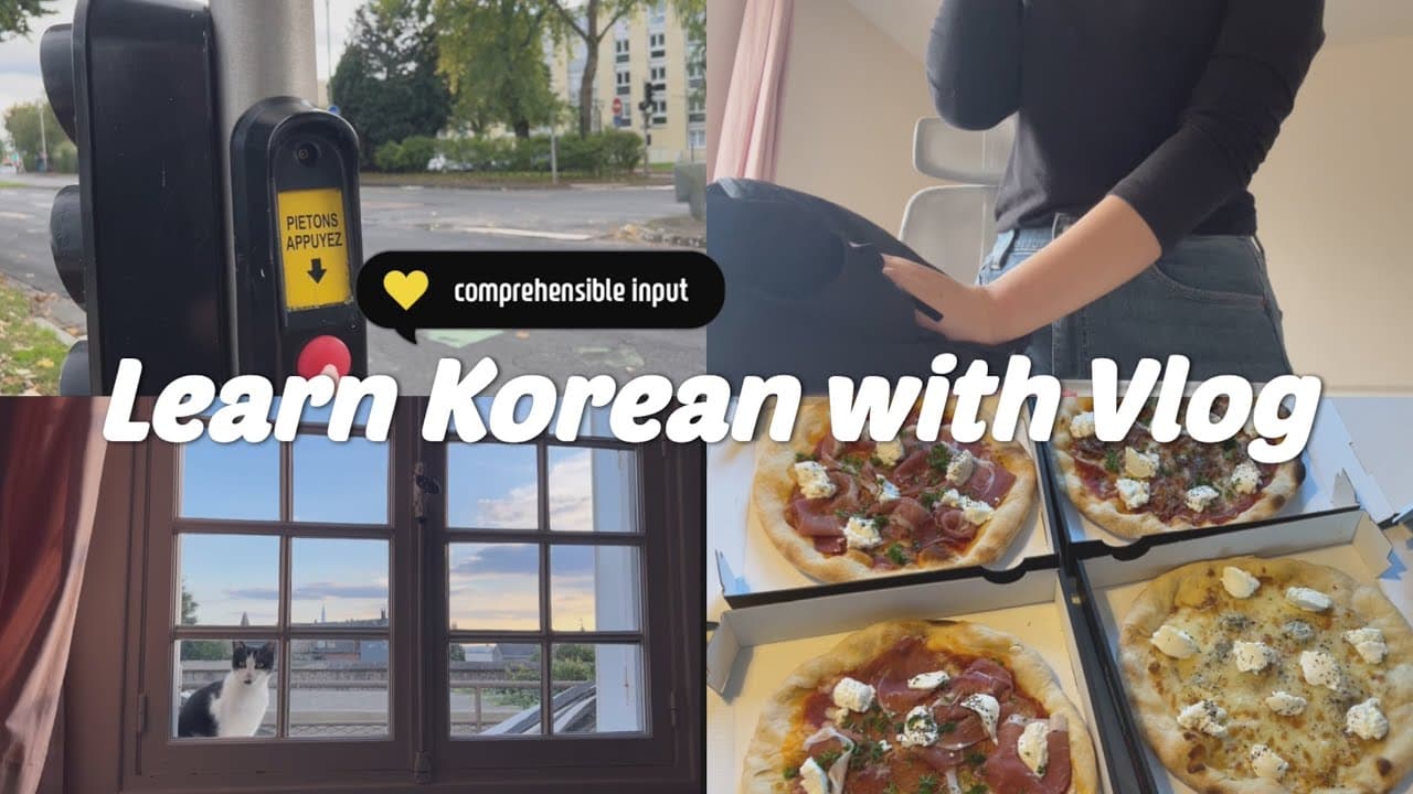 Learn Korean with Vlog Ep13 | My Life in France