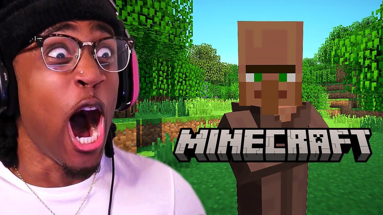 I Played Minecraft For The First Time [Minecraft: Day 1]