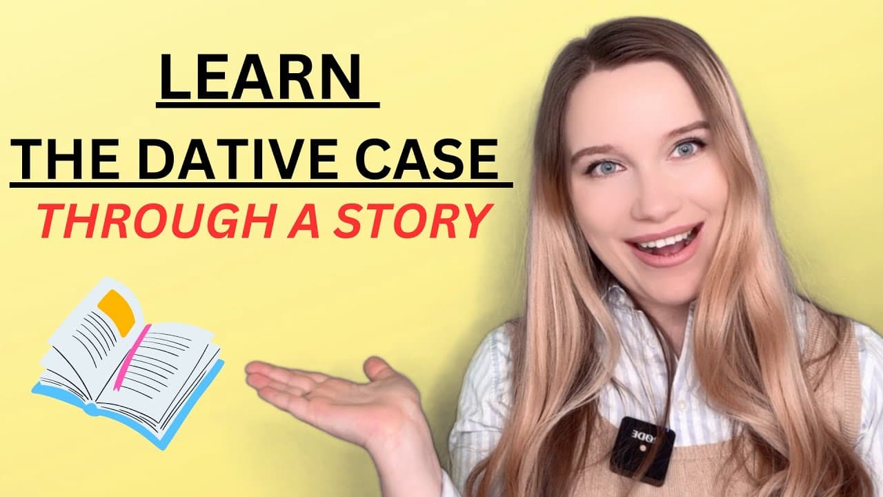 Learn The Dative Case Through A Story/Russian Grammar Lesson
