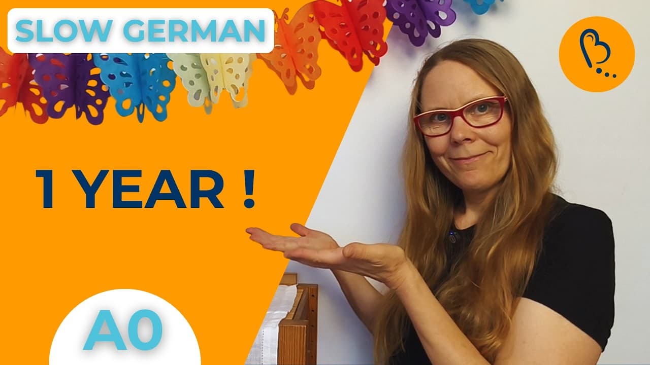 Happy Birthday, German Moments! 🎂 | Easy Vlogs #19 | German Comprehensible Input [A0] Total Beginner