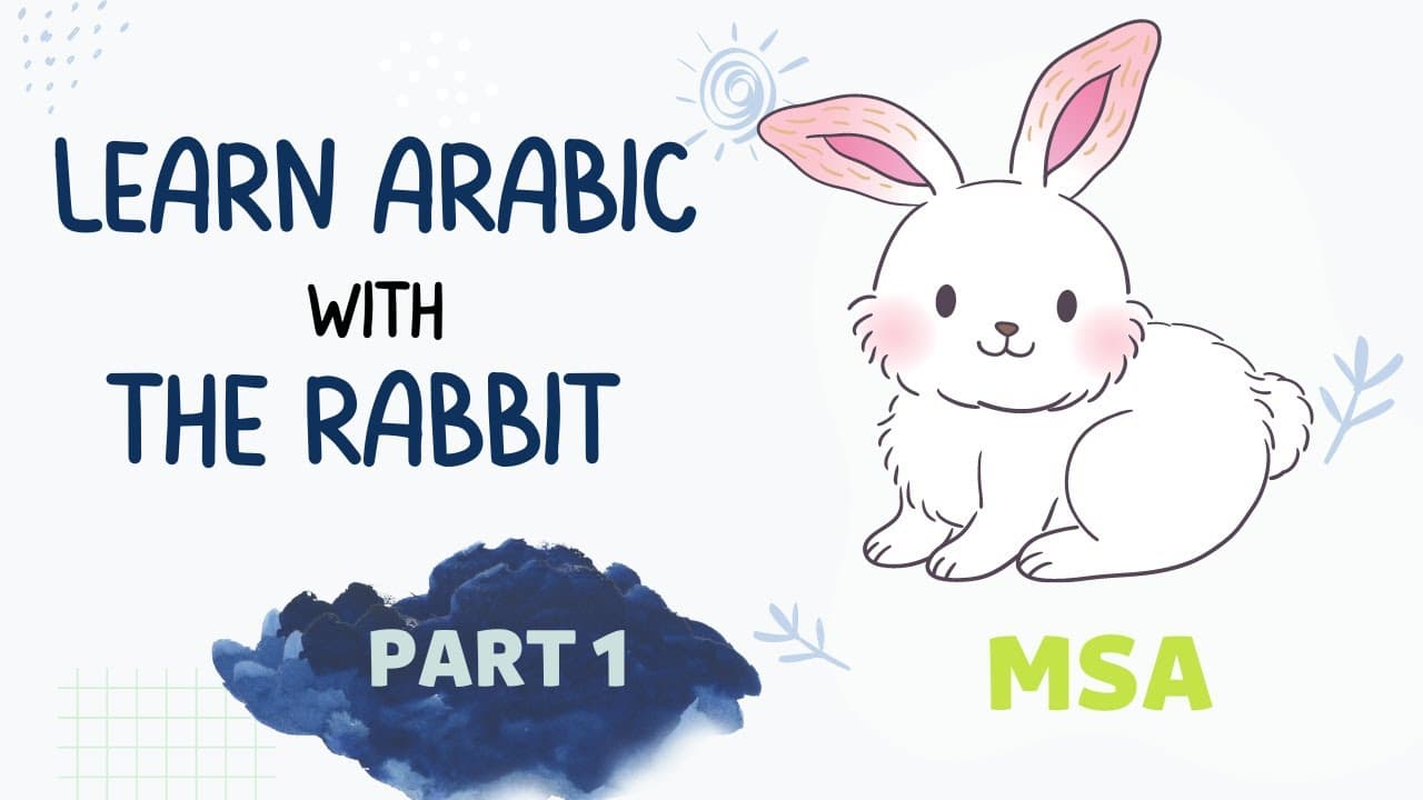 MSA | ARABIC FOR SUPER BEGINNERS // How to start learning Arabic (the rabbit)