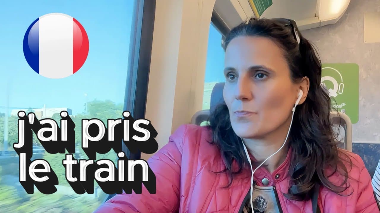 En route pour la gare. Je vais voir une amie ! 🇫🇷 français facile