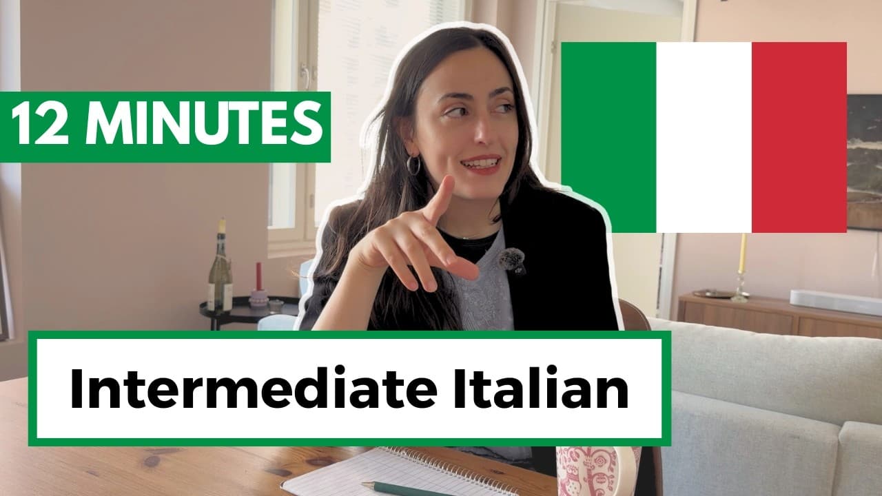 I speak ONLY ITALIAN, you'll learn native phrases & simple grammar!