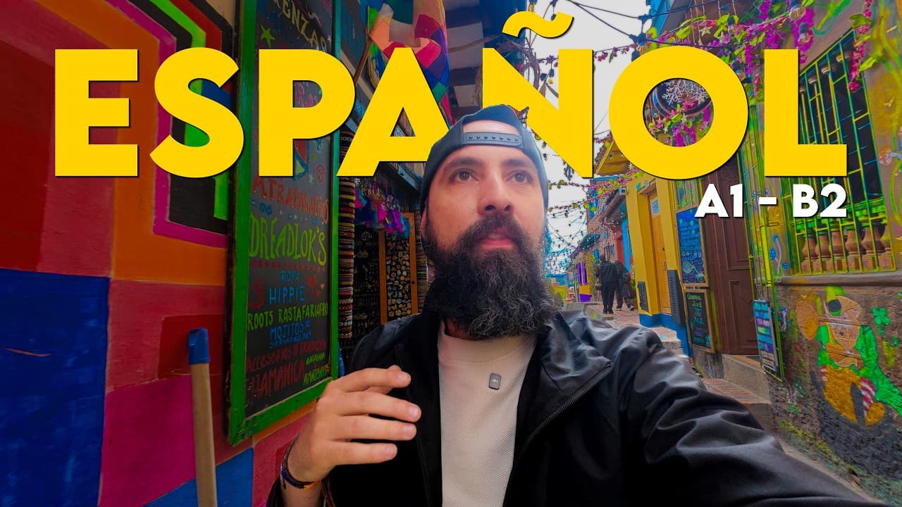 👉 Learn Spanish While Walking in Bogotá 🇨🇴 Real Life Comprehensible Input