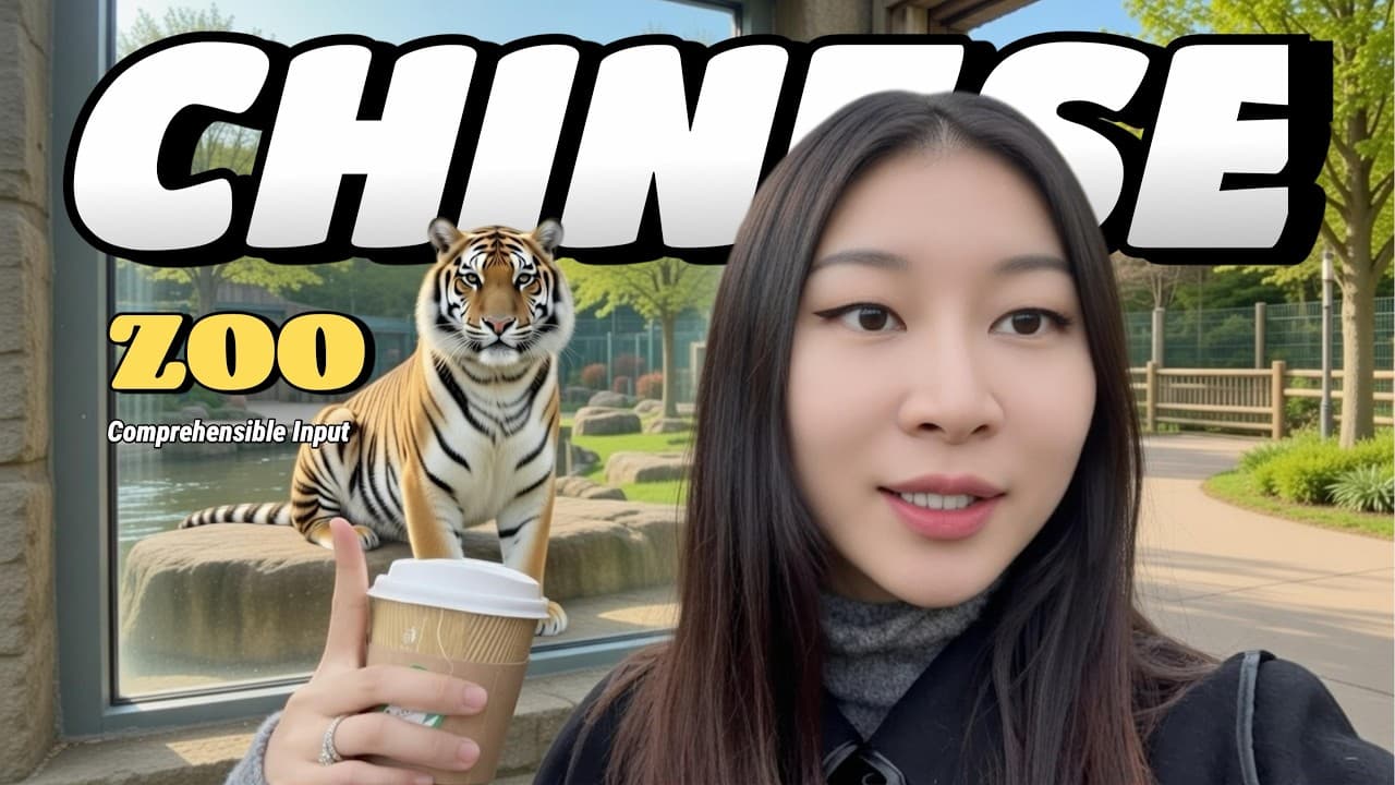 A Day at the Zoo (HSK 3–4) Comprehensible Input Chines