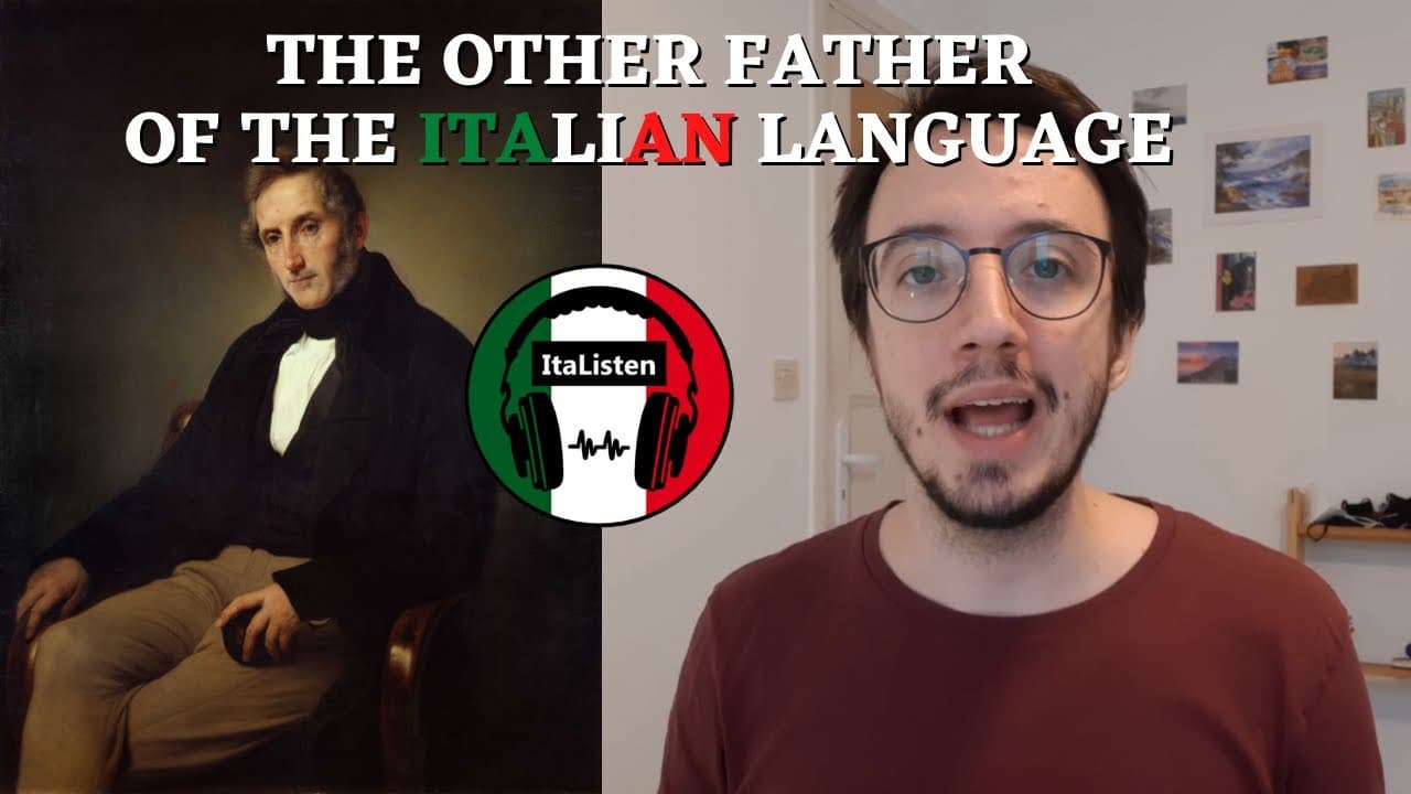 Alessandro Manzoni: l'altro padre della lingua italiana [ITA listening] sub IT/EN